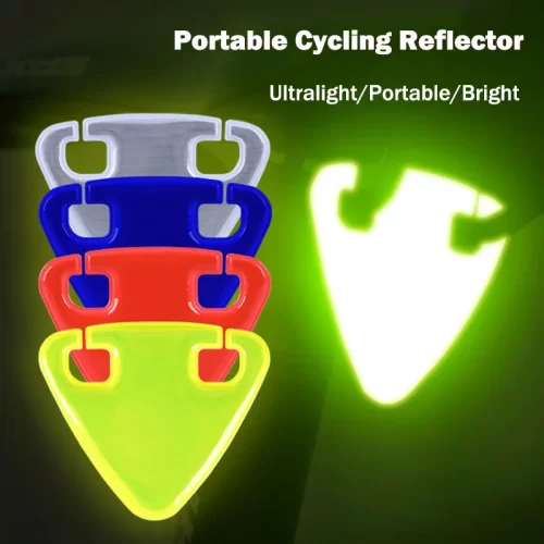 Reflector brillante para bicicleta de carretera.