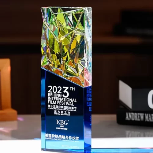 Trofeo de cristal (personalizado)